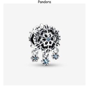 Pandora Icy Snowflake Drop Charm